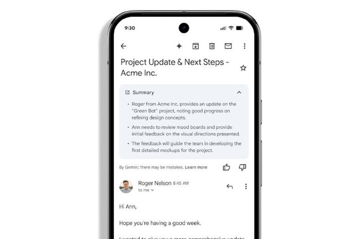 Gmail’s AI summaries now appear automatically